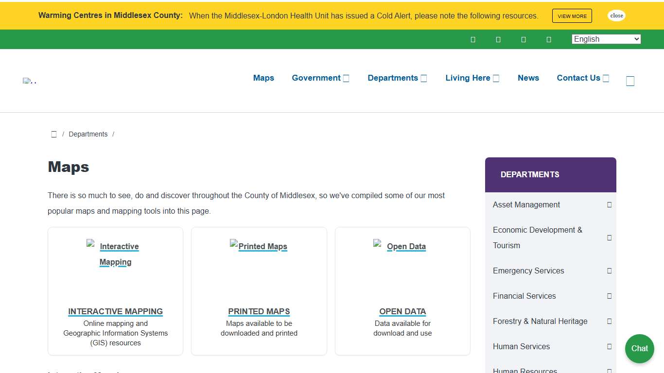 Maps Middlesex County